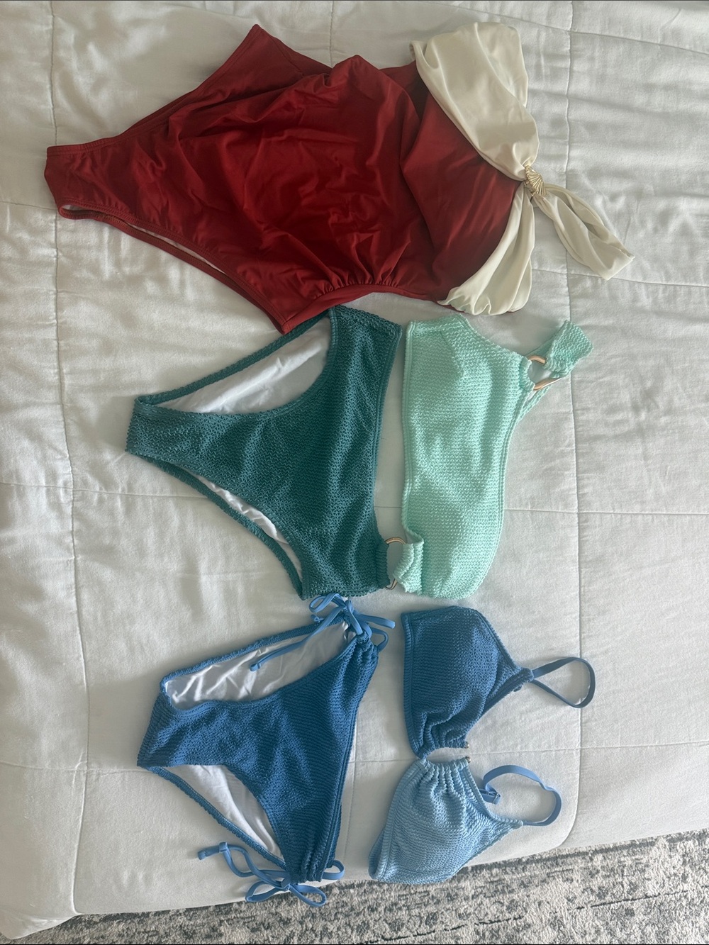 Set of 3 women’s small bathing suits